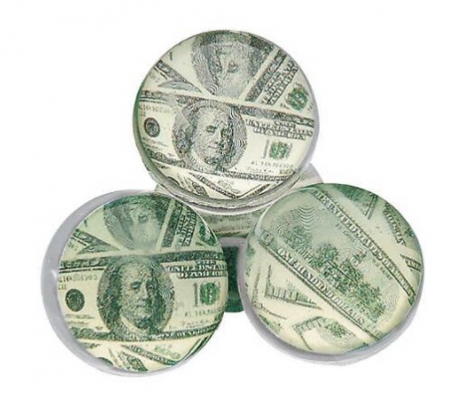 $100 Bill Bouncy Balls 45MM