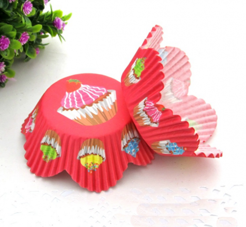 Ice Cream printed Cupcake Liners