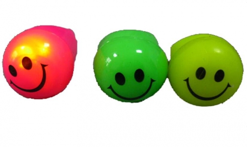 Smile Face light-up Rings 1.5"
