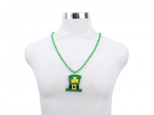Shamrock Beaded Necklace