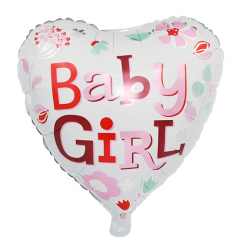 Baby Girl Foil Balloon 45x45cm