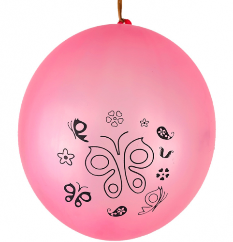 Cartoon Latex Punch Ball Balloons 12"