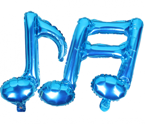 Notes Foil Balloon