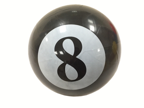 Black eight Balls 13.9"