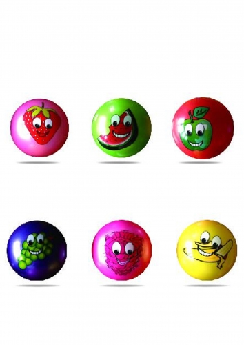 Fruit print PVC Balls 5"