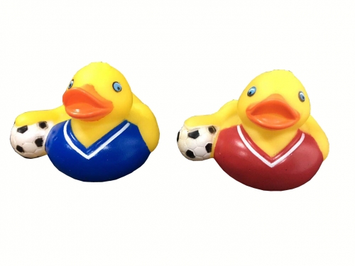 Soccer Rubber Duckies 2"