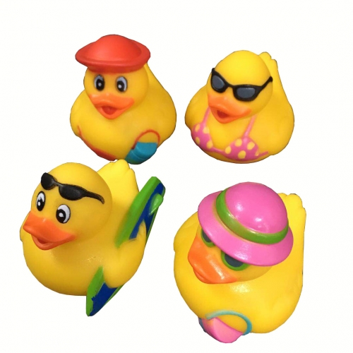 Beach Rubber Duckies 2"