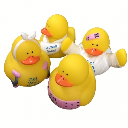 Get well soon Rubber Duckies 2"