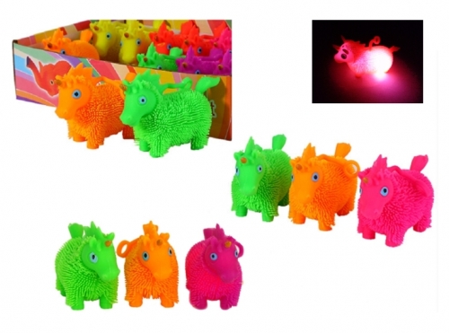 TPR Flashing Unicorn Yo-Yos 4.7"