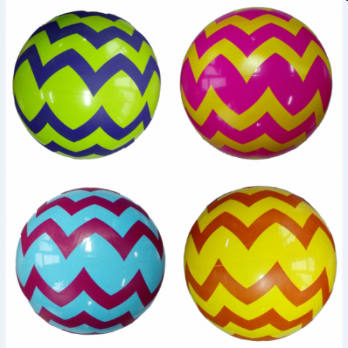 Jumbo Wave Printed PVC Ball 15”