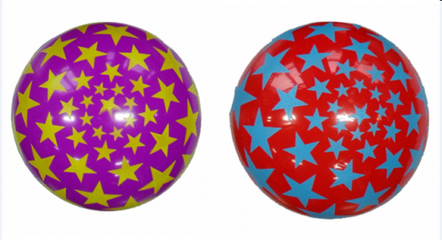Jumbo Allover Printed Star Ball 15”