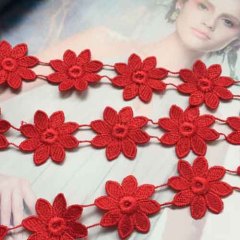Encaje flor cinta para vestido de moda flores accesorios florales