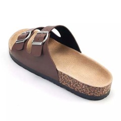 Nueva llegada personalizar moda unissex playa Eco corcho chanclas zapatillas