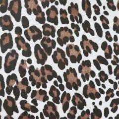 El cuero con impresión de leopardo se utiliza para zapatillas de Damas