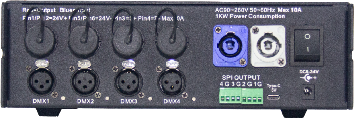 4 way power signal controller