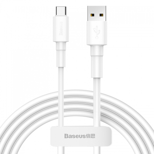 1M USB-C to USB-A Cable Mini White  USB For Type-C 3A 1m Baseus