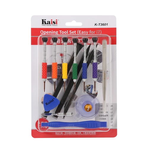 Kaisi Multi purpose mobile phone removal set screwdriver K-T3601