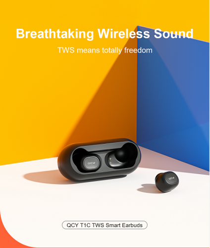 QCY TWS 5.0 Bluetooth Earphones  T1C