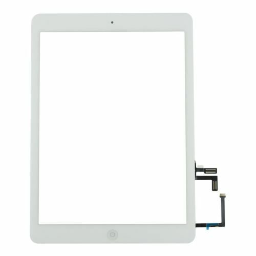 Touch Screen Digitizer with IC Connector with Home Button for iPad 5 Touch-2017 /AIR A1474,A1475 (white)