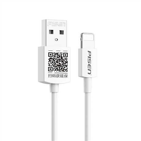 1M Lightning to USB-A Cable(white) AL05-1000 PISEN