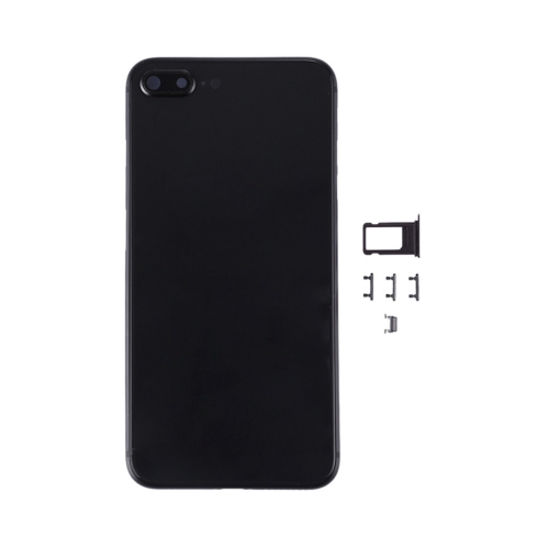 Back Housing for iPhone 8p Black (No logo)