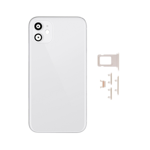 Back Housing for iPhone 11 White (No logo)