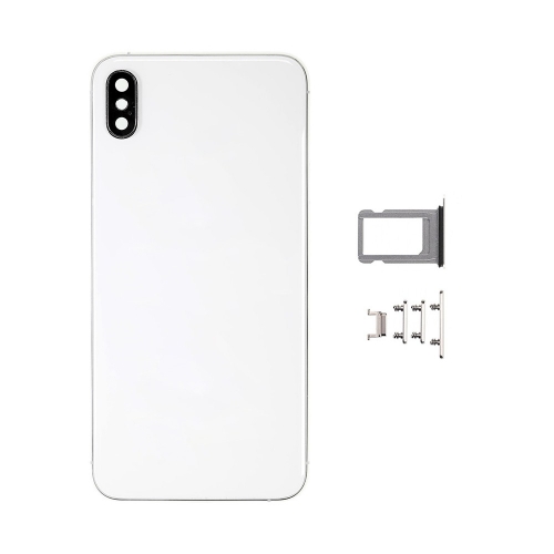 Back Housing for iPhone xs max White (No logo)