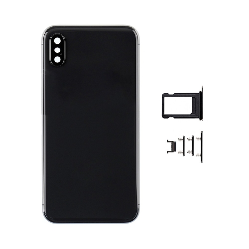Back Housing for iPhone x black (No logo)