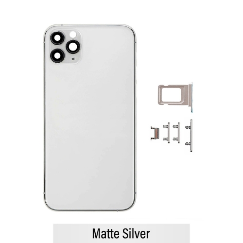 Back Housing for iPhone 11 pro max Silver (No logo)