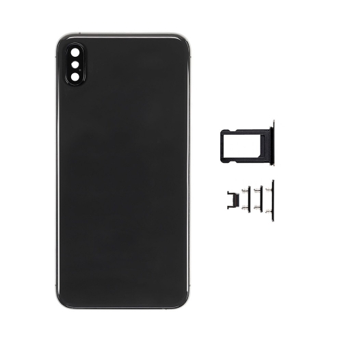 Back Housing for iPhone xs max Black (No logo)