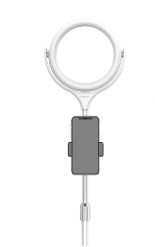 Live Stream Holder-table Stand (8-inch Light Ring)White PISEN