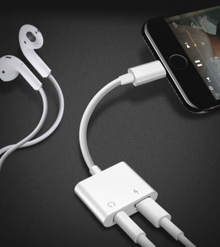 Lightning+3.5mm 2-in-1 adapter（Music and Charge）
