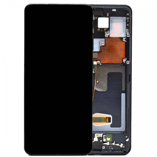 Galaxy S20 Ultra 5G G988 Service Pack LCD Display Replacement Black (No Camera )