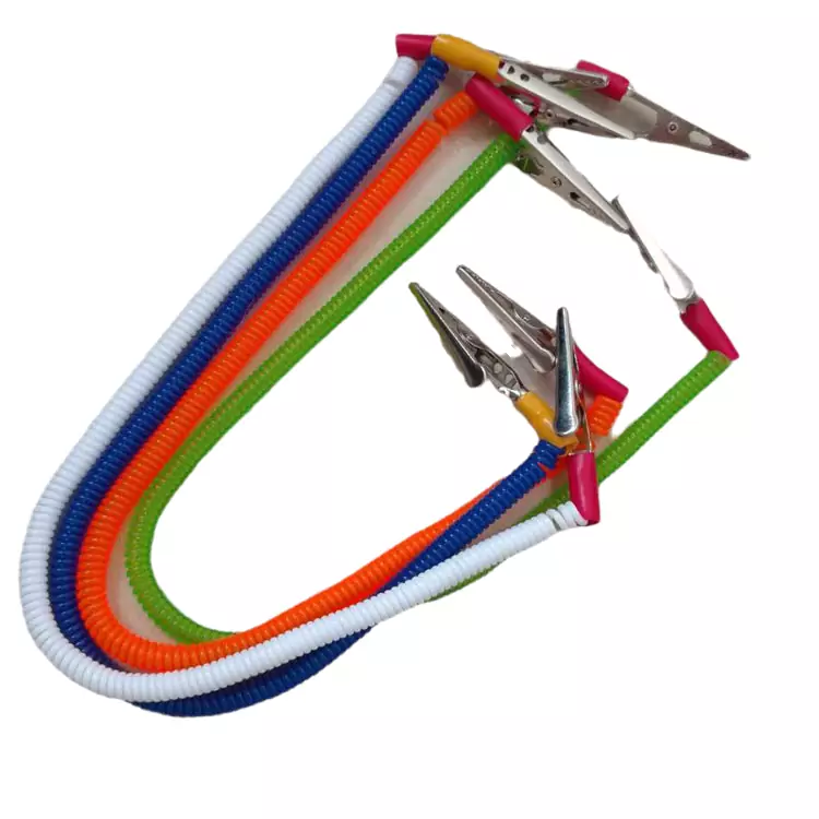 Bib Clip Dental with Plastic Spring Chain