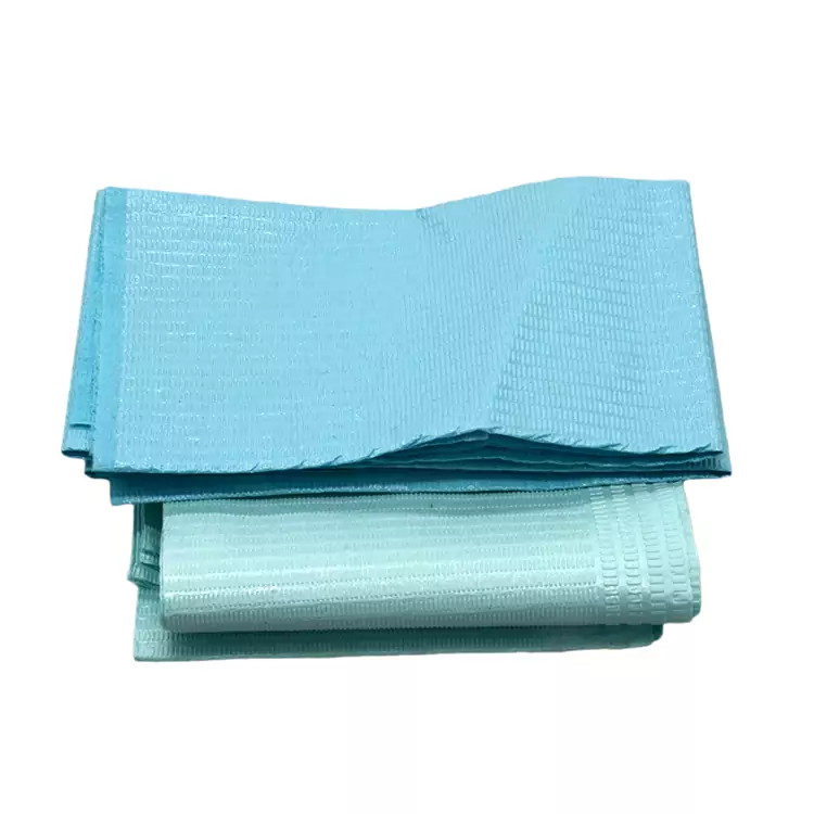 Disposable Dental Bib with Bib Clip