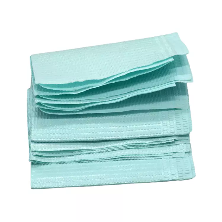 Disposable Dental Bib with Bib Clip