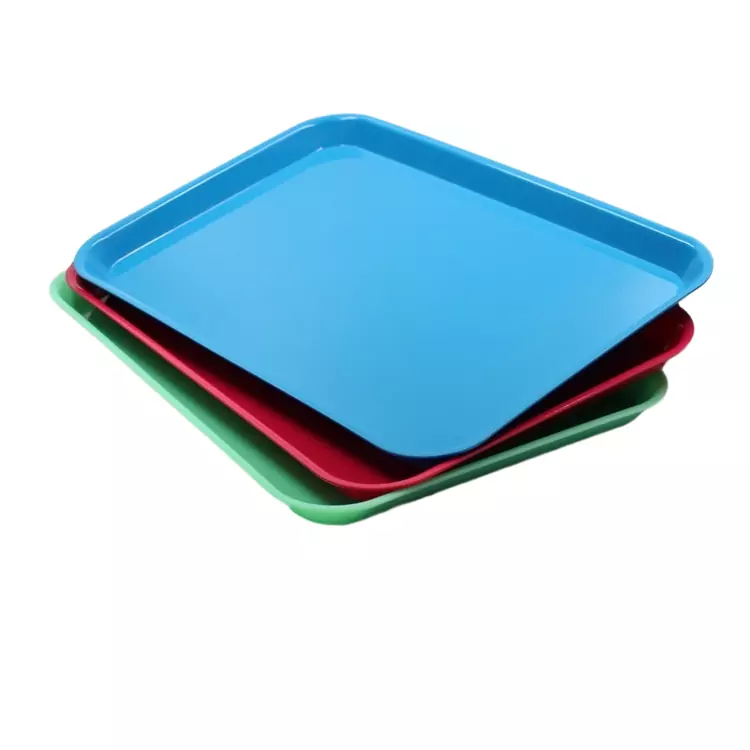 Medical Grade Flat Plastic Dental Instrument Tray