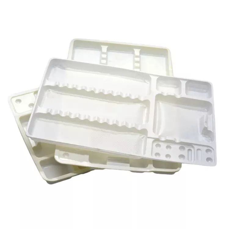 Dental Instrument Tray Plastic with Divided Portions
