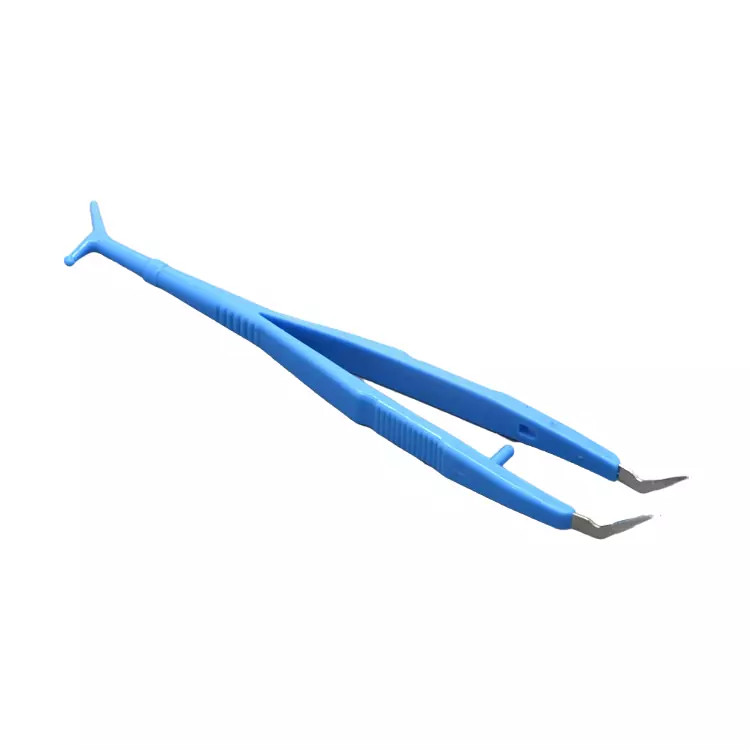 Disposable Plastic Dental Tweezers with SUS Tip