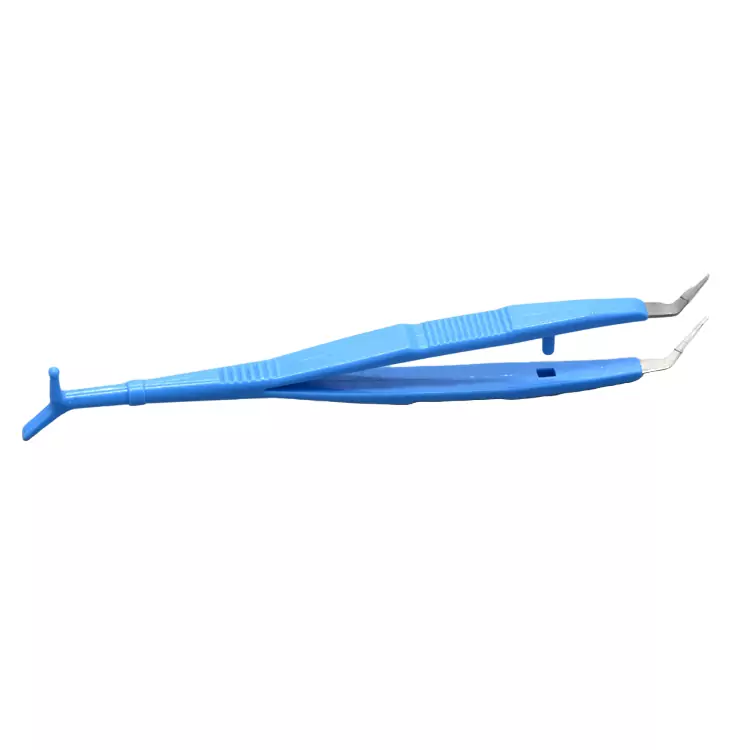 Disposable Plastic Dental Tweezers with SUS Tip