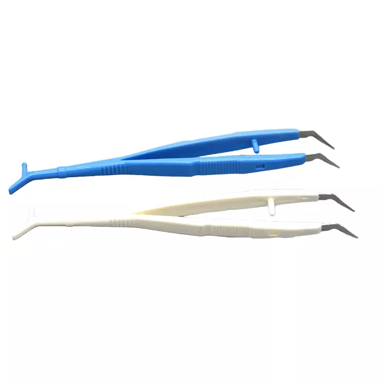 Disposable Plastic Dental Tweezers with SUS Tip