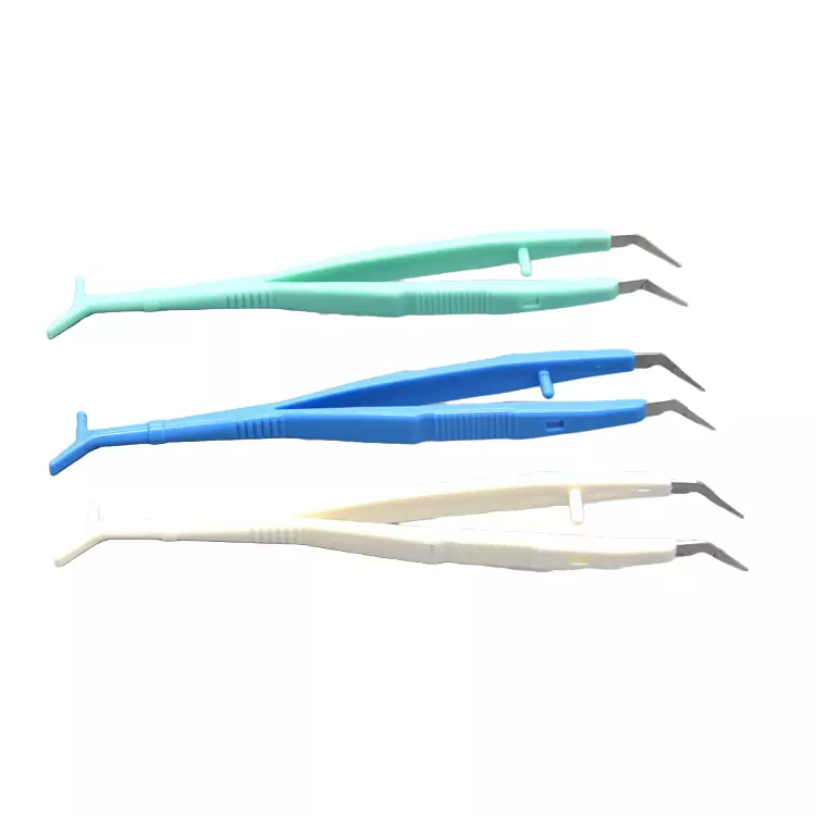Disposable Plastic Dental Tweezers with SUS Tip