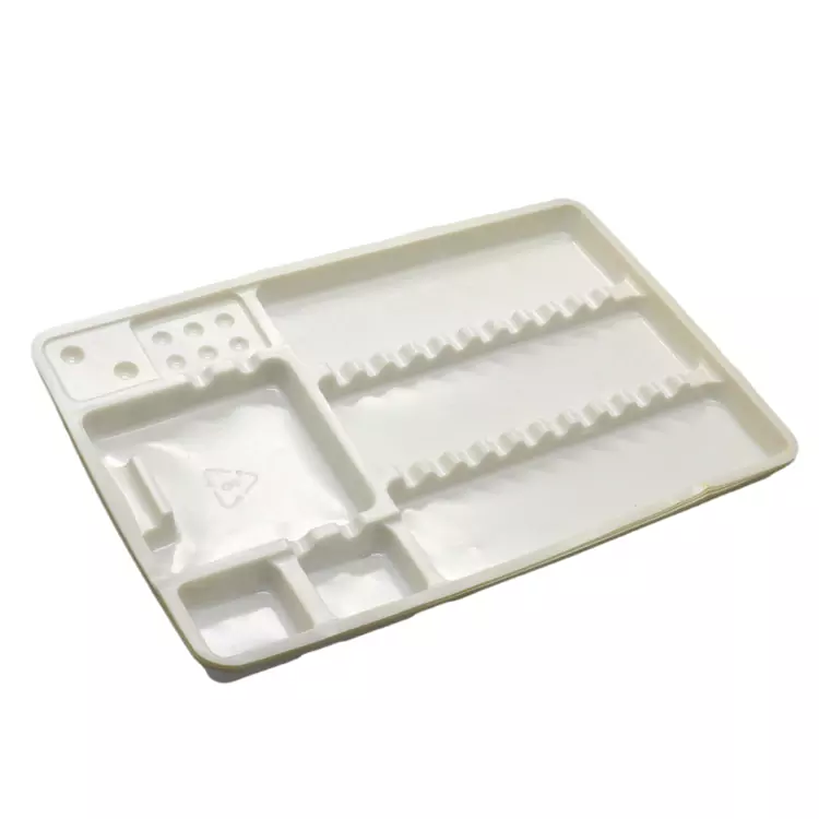 Dental Instrument Tray Plastic with Divided Portions