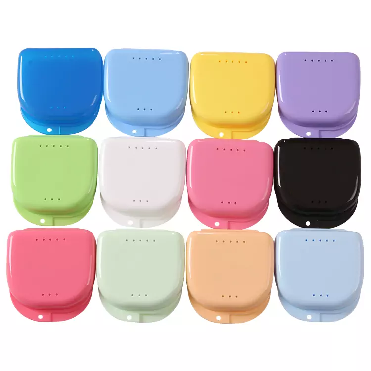 Small Denture Box with Vent Holes Manufactured in China