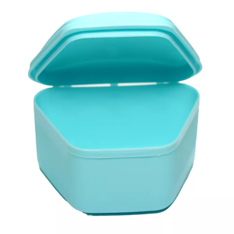 Dentures Plastic Box with Contoured Corners