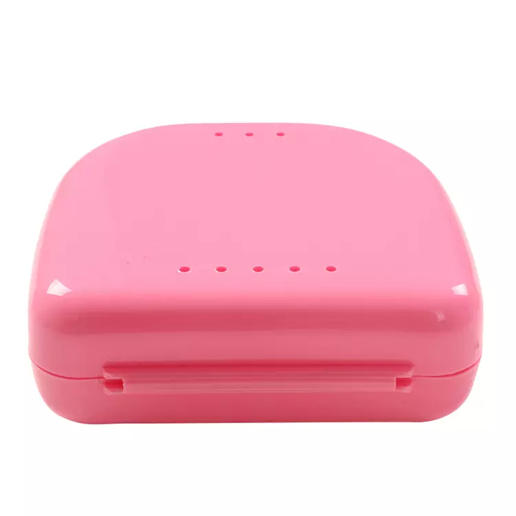 Small Denture Box with Vent Holes Manufactured in China