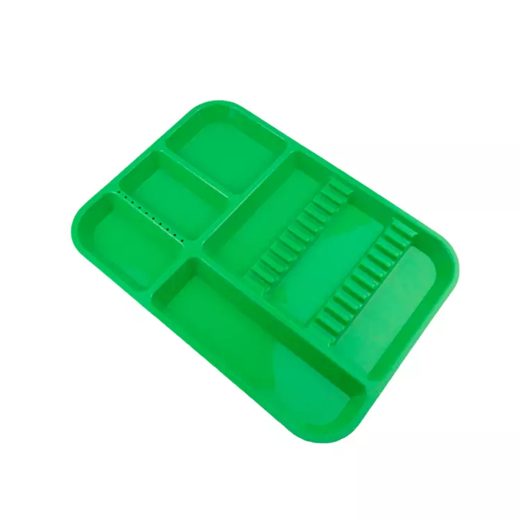 Disposable Plastic Dental Instrument Tray with Divided Portions