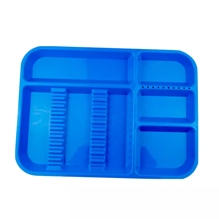 Disposable Plastic Dental Instrument Tray with Divided Portions