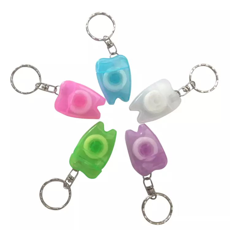 Tooth Shape Plastic Dental Floss Dispenser