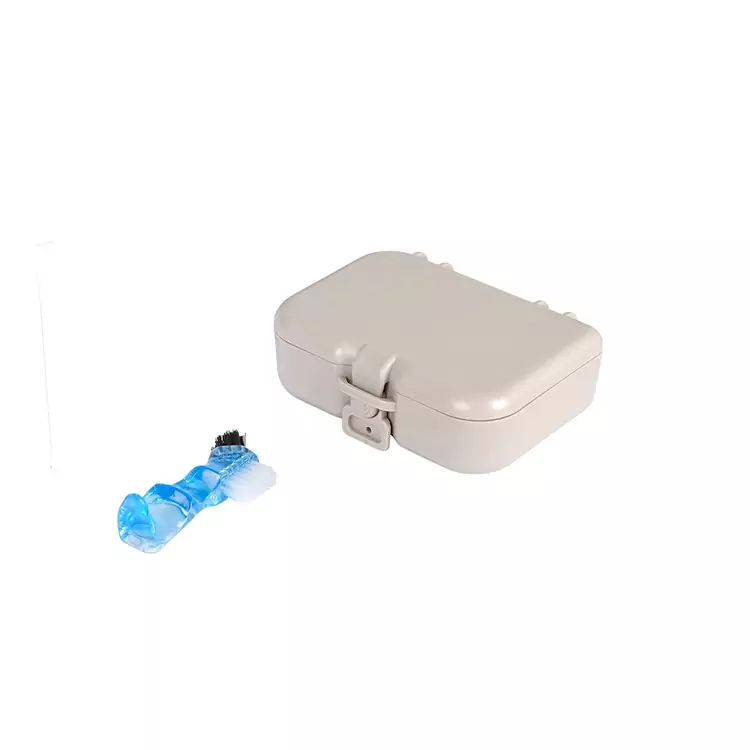 Denture Boxes UK with Brush and Mirror
